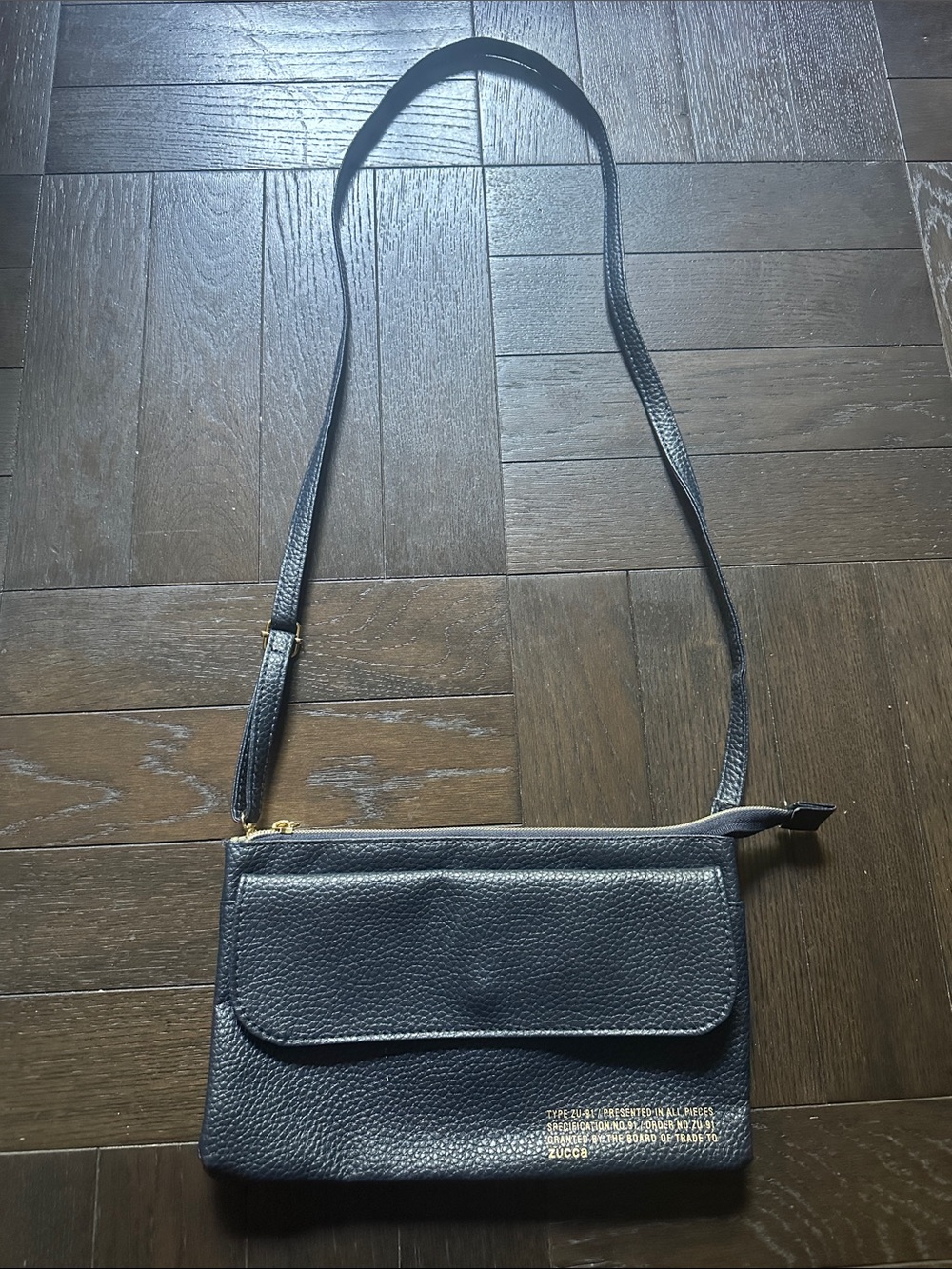 Classic Navy Crossbody Shoulder Bag - Women's Everyday Purse